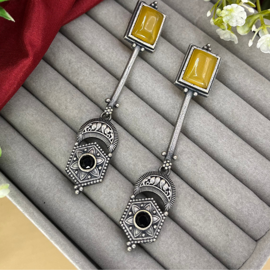 Yellow Drop Earrings