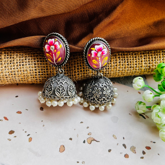 Meenakari Jhumki