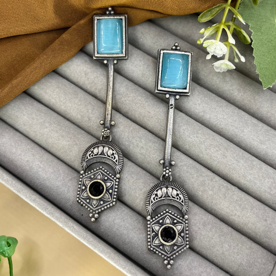 Sky Blue Drop Earrings