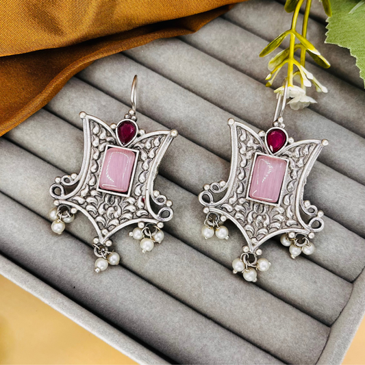 Monalisa Stone Hook Earring