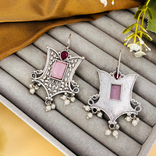 Monalisa Stone Hook Earring