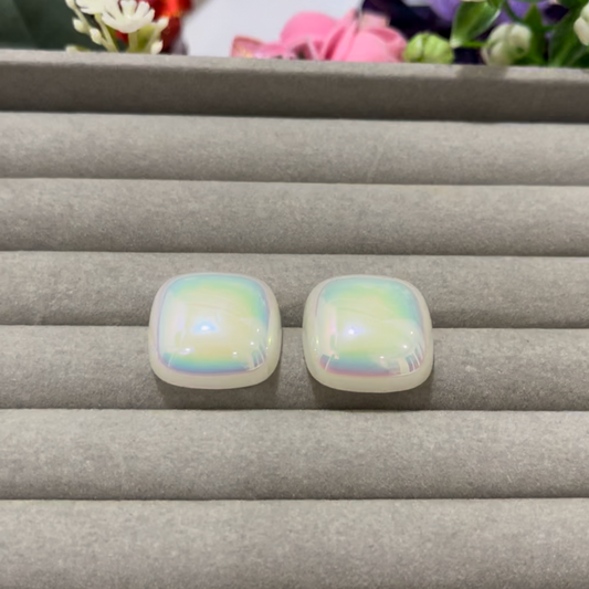 Rainbow Shades Square Studs