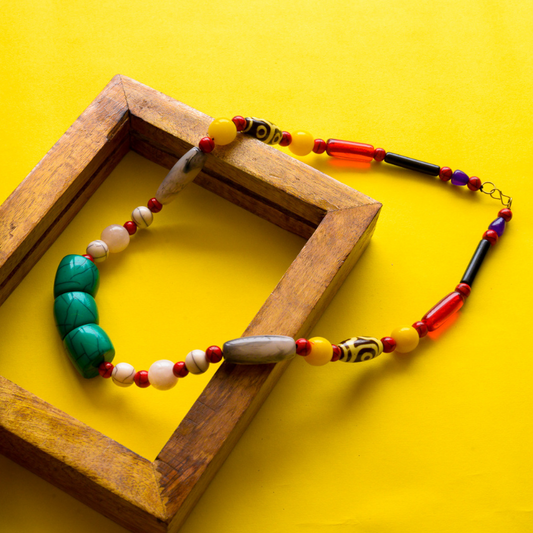 Turquoise Multicolor Beads Necklace