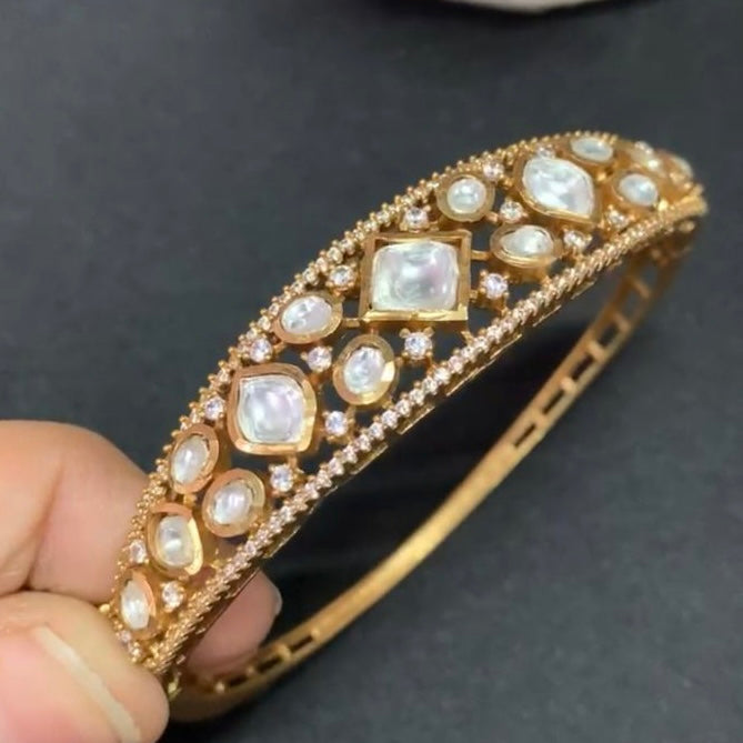 Moissanite AD Studded Bracelet