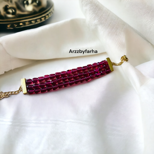 Pink Beads Bracelet
