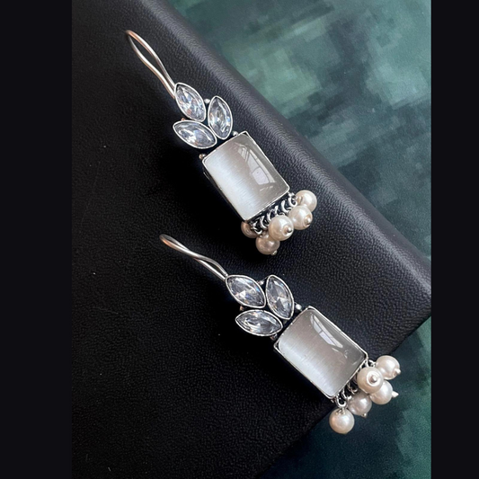 Monalisa Stone Hook Earring