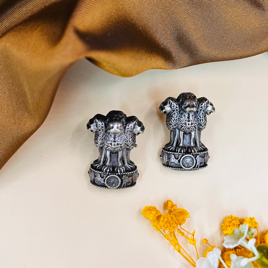 Antique Ashoka Stud Earrings