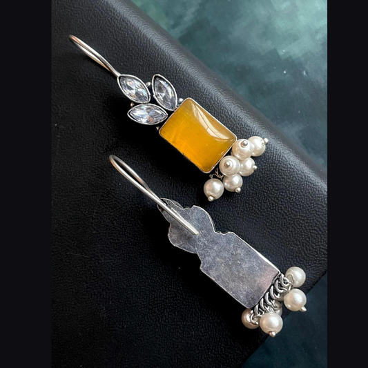 Monalisa Stone Hook Earring