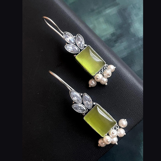 Monalisa Stone Hook Earring