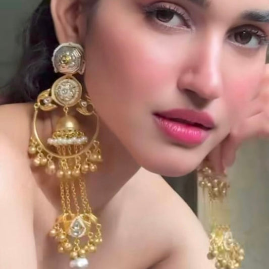 Classic Kashmiri Hoop Earrings