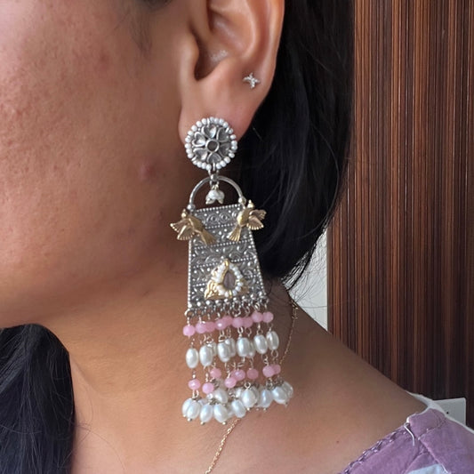 Dipti Dual Tone Earrings
