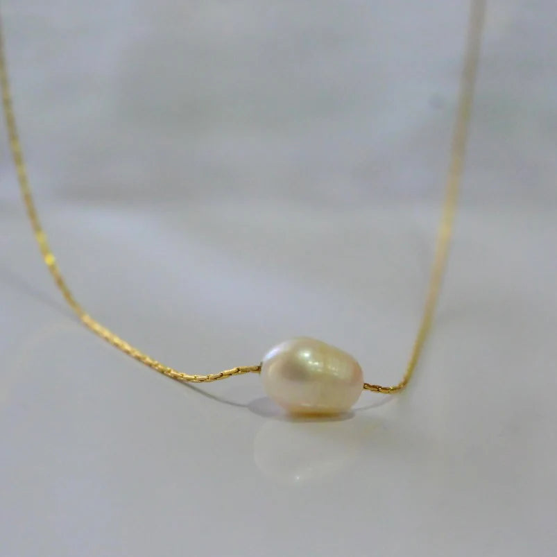 Pearl Necklace and Earrings Combo