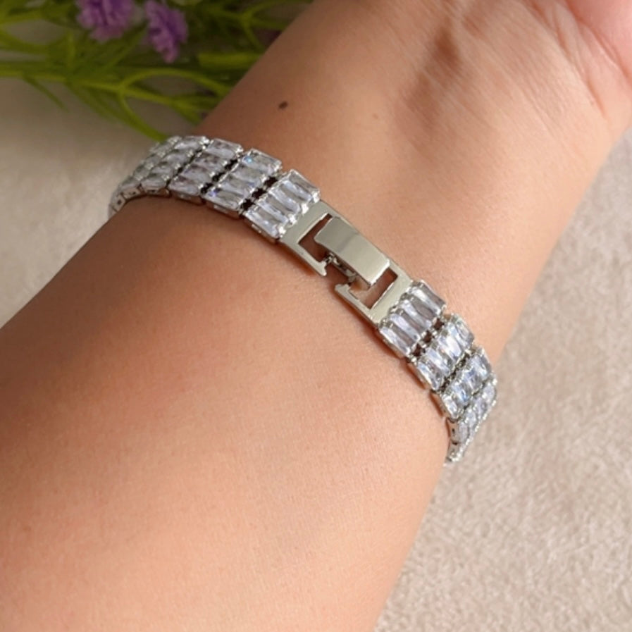 Tennis 4 Line Chain Bracelet