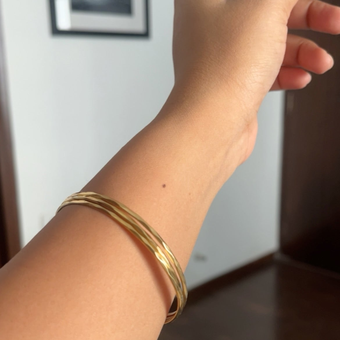 Set of 3 Gold Bangles