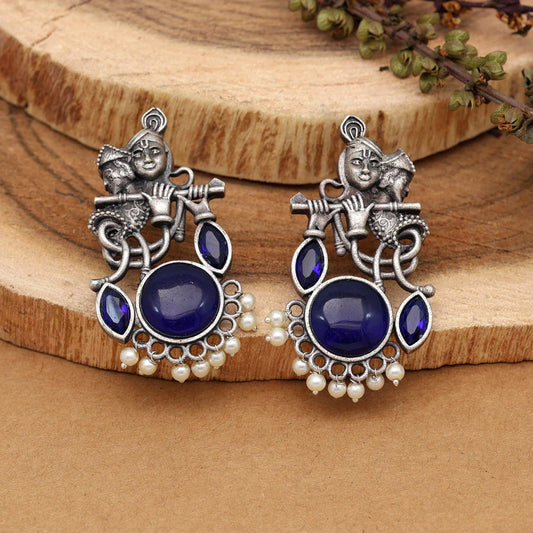 Lord Radha Krishna Earrings