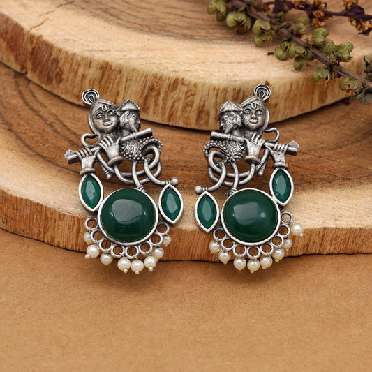 Lord Radha Krishna Earrings