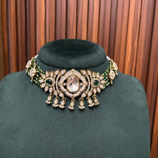 Kundan Choker Necklace Set