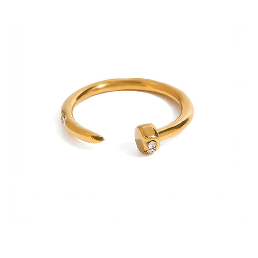 Nail AD Studded Ring