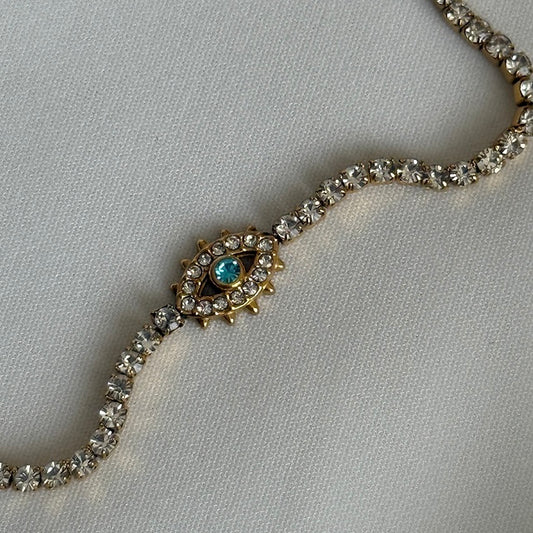 Tennis Evileye Chain Bracelet