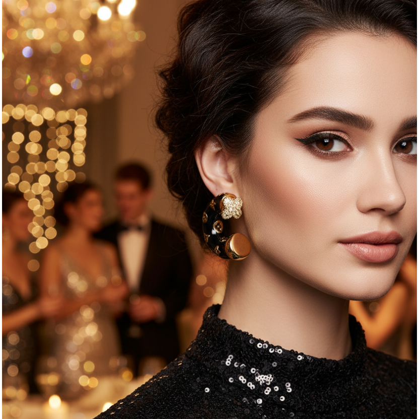 Brand Inspired Hoops Earring