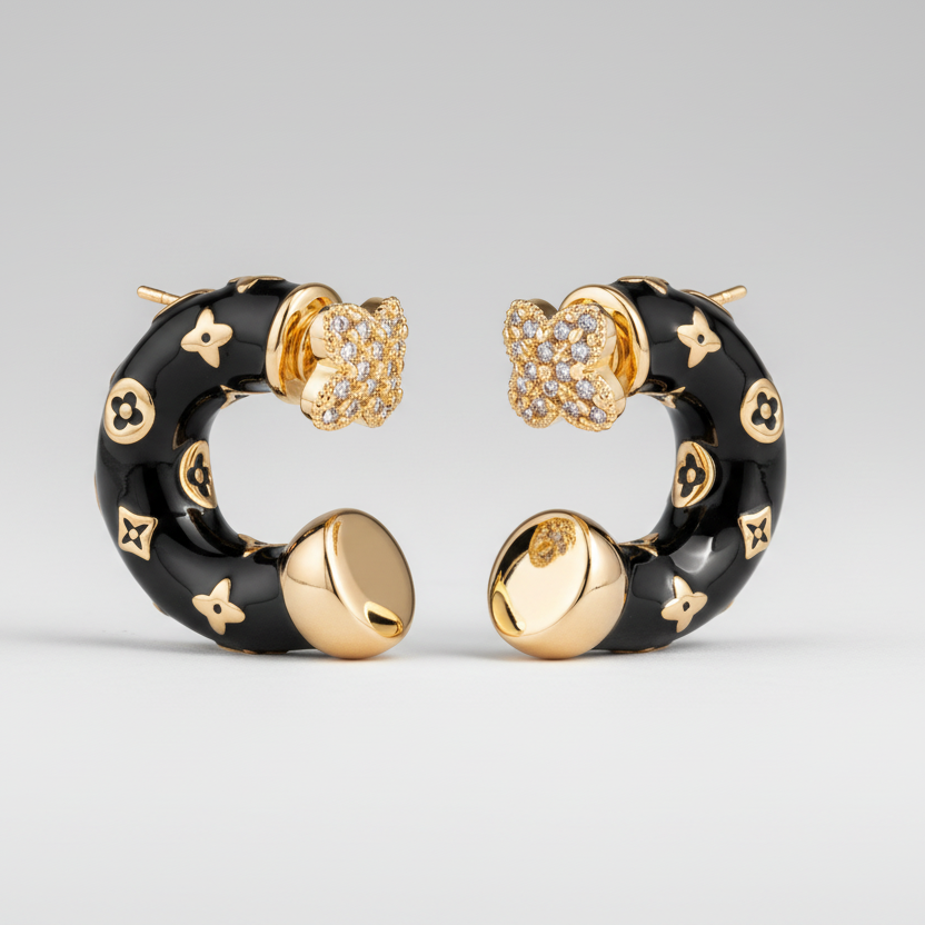 Brand Inspired Hoops Earring