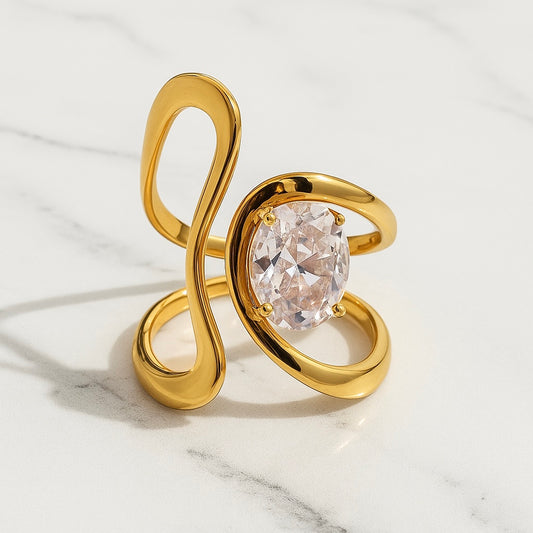 Spotlight Solitaire Ring