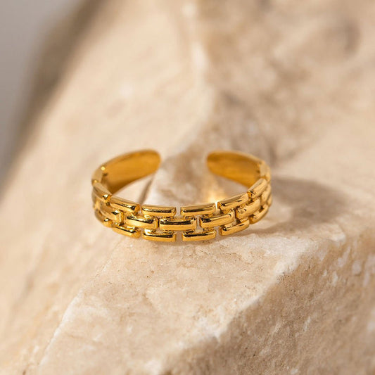18K Gold PVD Plating Ring