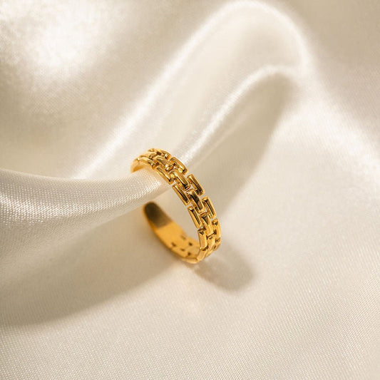 18K Gold PVD Plating Ring