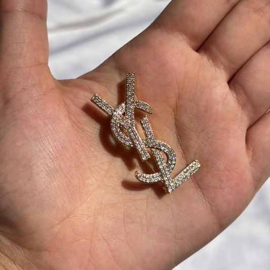 Gold Plated Branch Inspired Brooch
