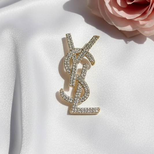 Gold Plated Branch Inspired Brooch