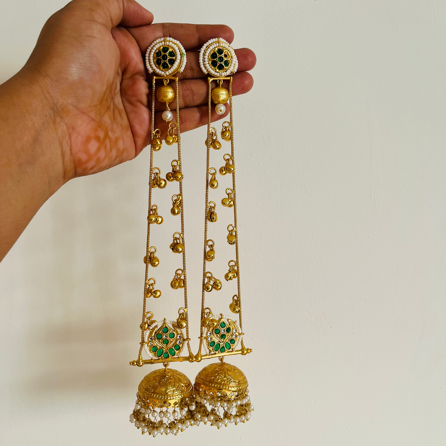 Surbhi Statement Kashmiri Earrings