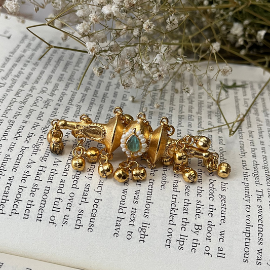 Brass Ghungroo Finger Ring