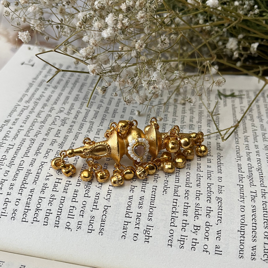 Brass Ghungroo Finger Ring