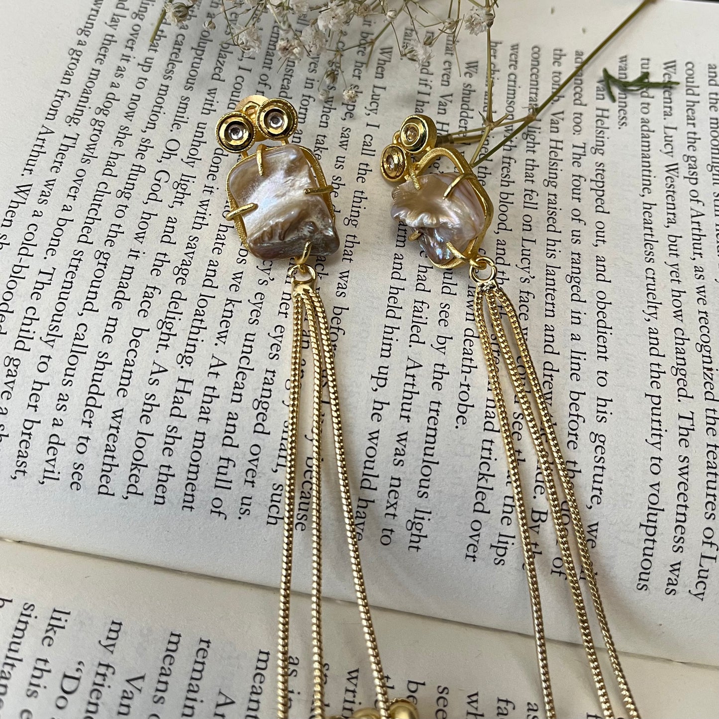 MOP Ghungroo Kashmiri Earrings