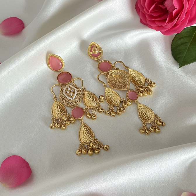 Stone Thappa Kashimiri Earrings