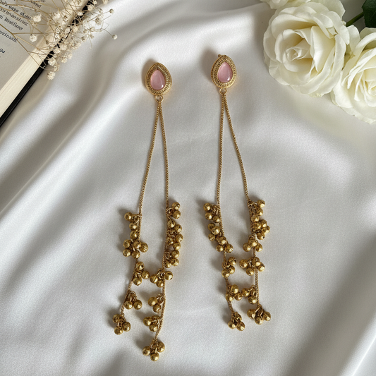 Stone Sleek Kashimiri Earrings