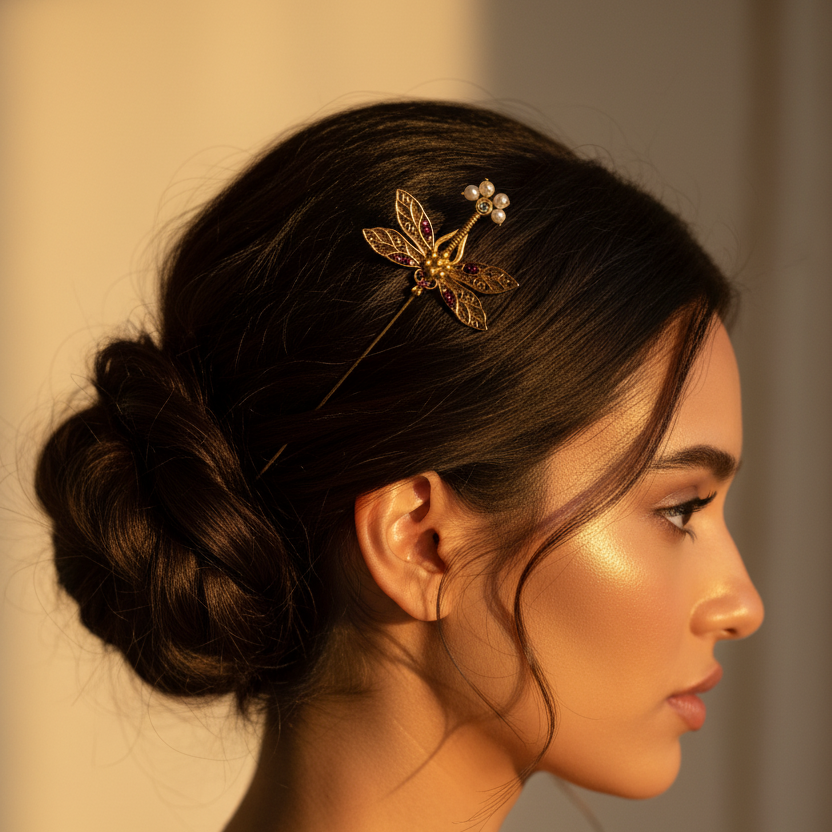 Butterfly Brass Juda Pin