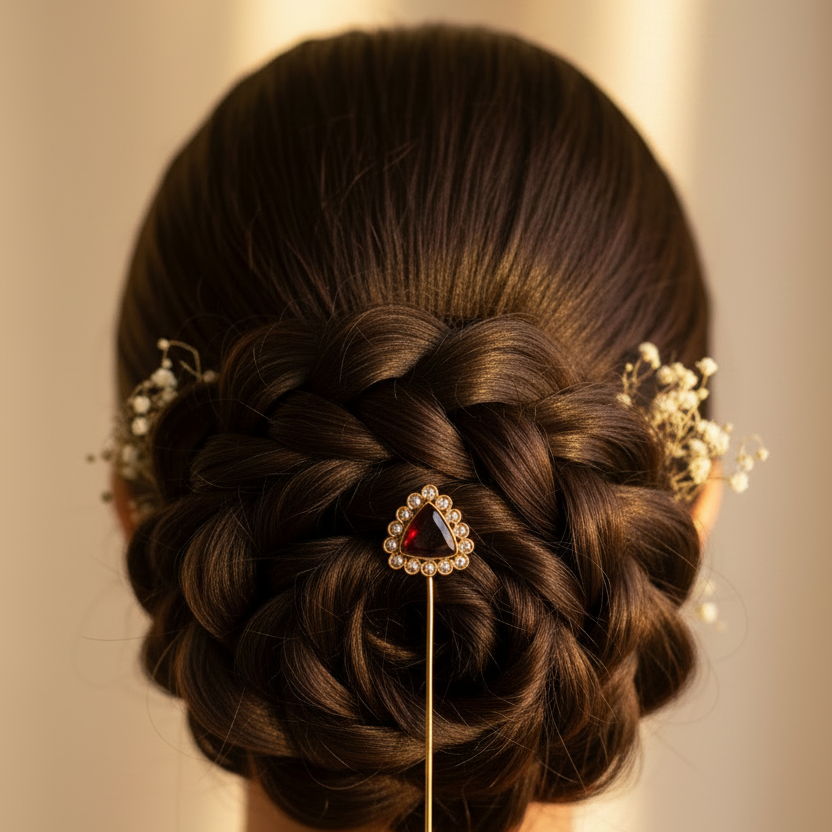 Marron Stone Juda Pin