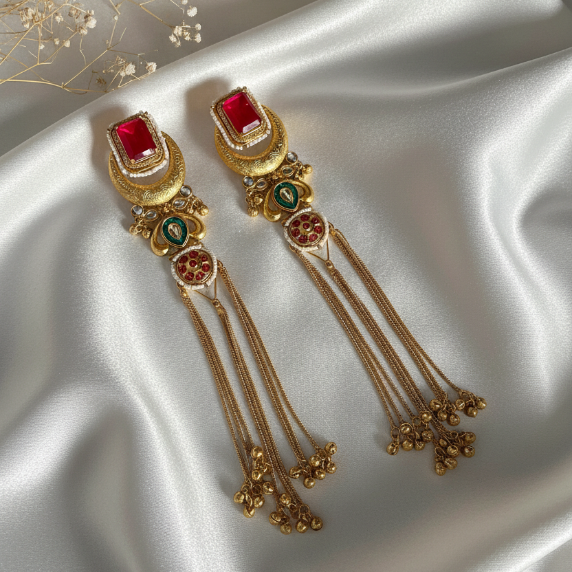 Isha Malviya Inspired Kashimiri Earrings