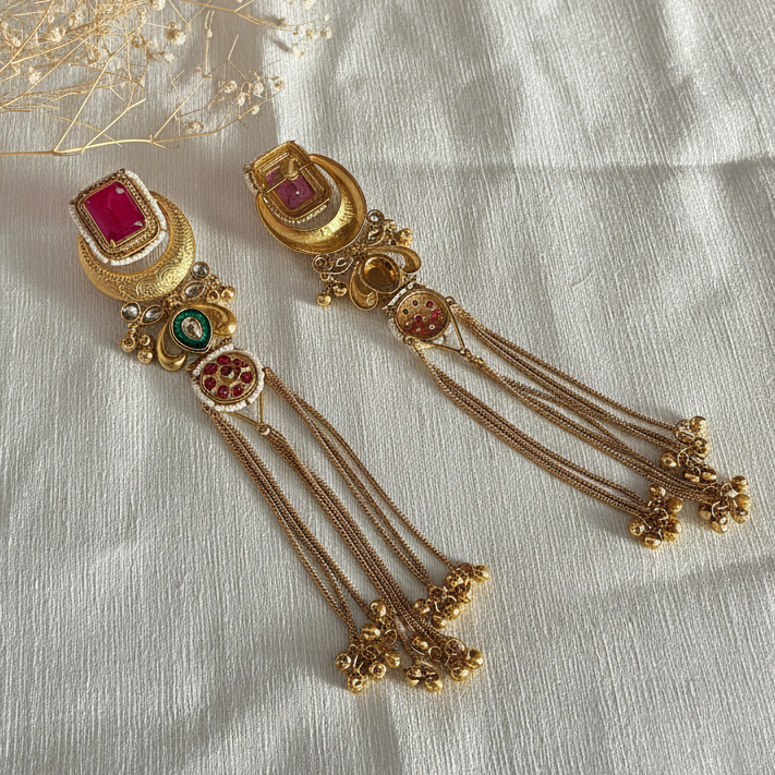 Isha Malviya Inspired Kashimiri Earrings