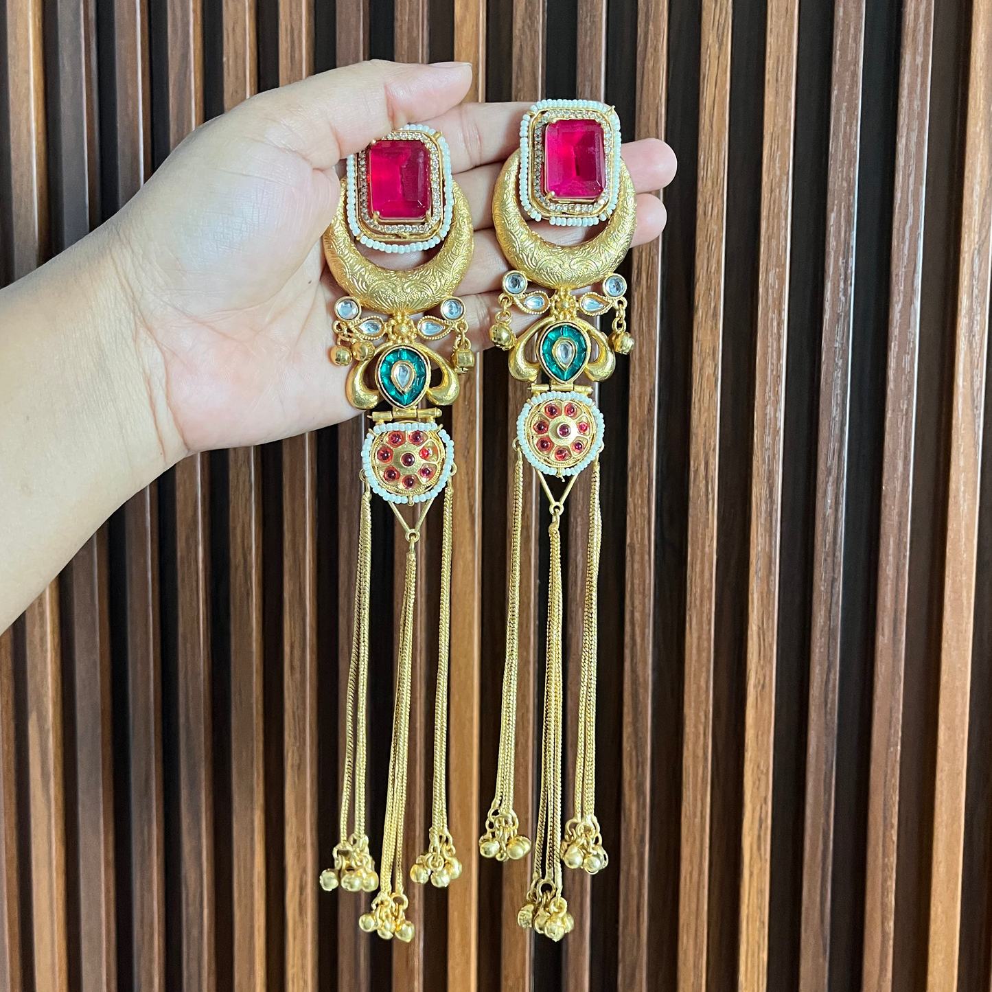 Isha Malviya Inspired Kashimiri Earrings