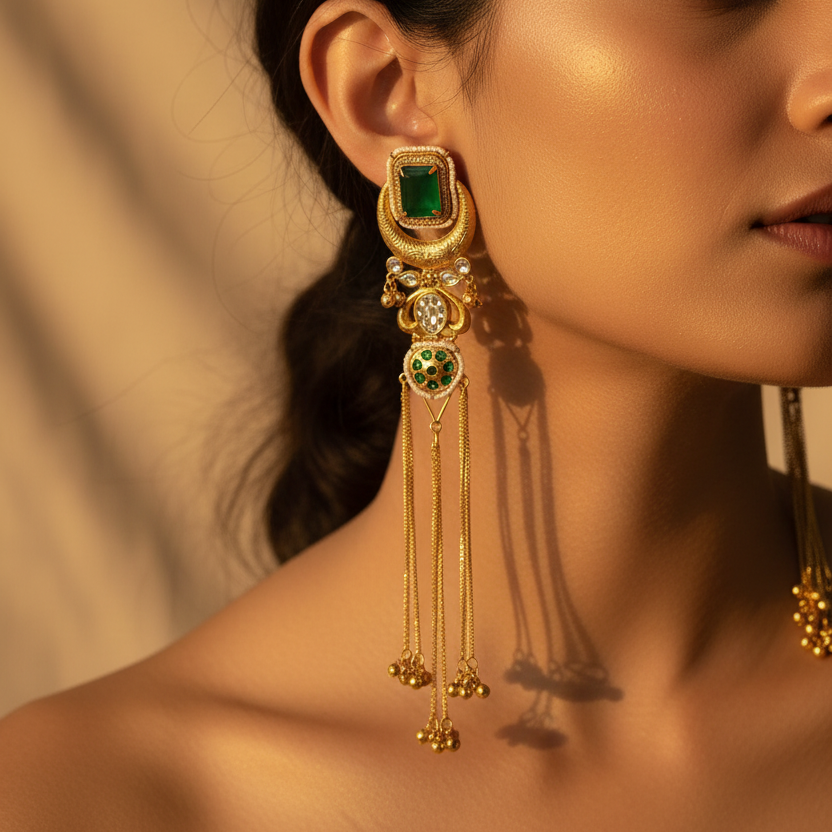 Isha Malviya Inspired Kashimiri Earrings