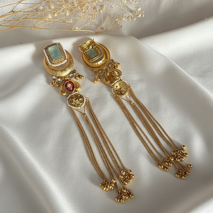 Isha Malviya Inspired Kashimiri Earrings