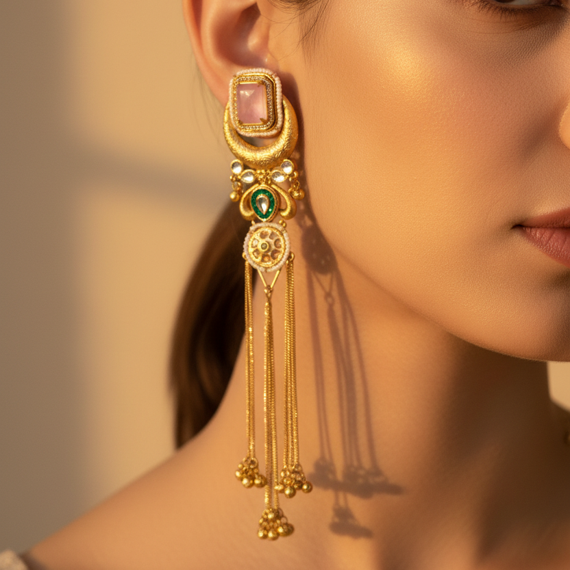 Isha Malviya Inspired Kashimiri Earrings