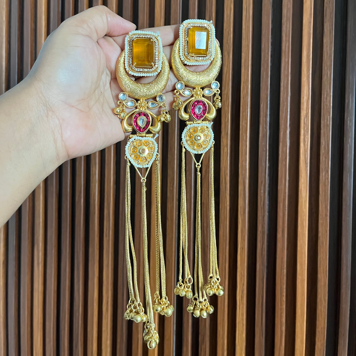 Isha Malviya Inspired Kashimiri Earrings
