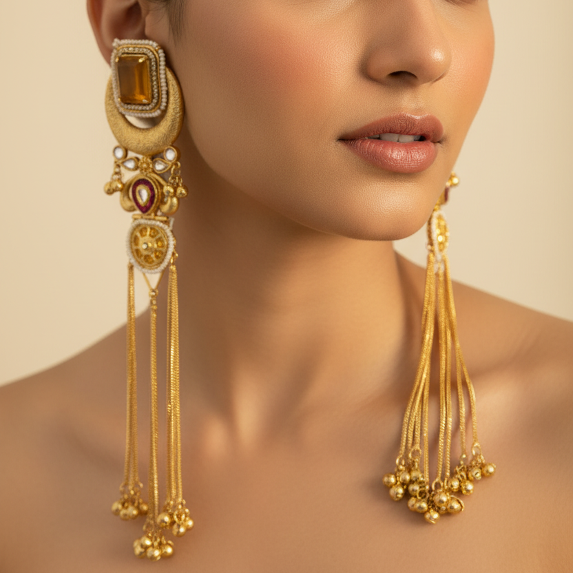 Isha Malviya Inspired Kashimiri Earrings