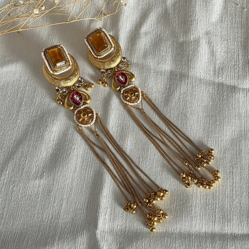Isha Malviya Inspired Kashimiri Earrings