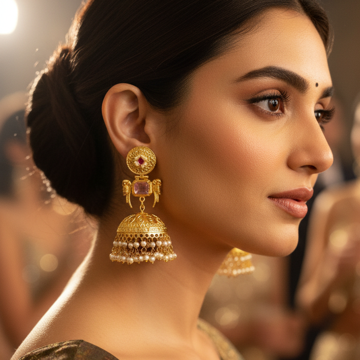 Kashmiri Jhumka Earrings