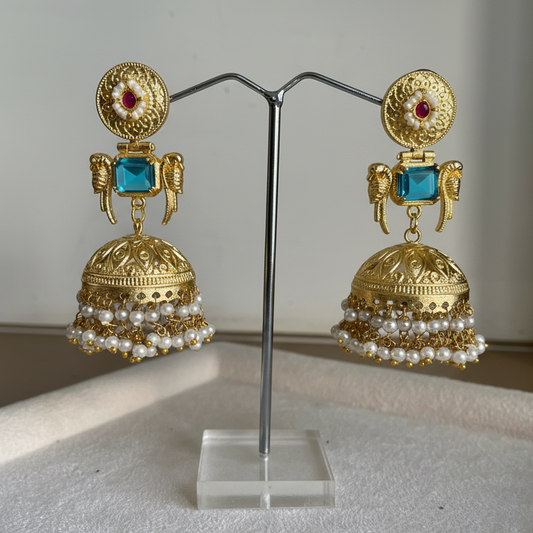Kashmiri Jhumka Earrings