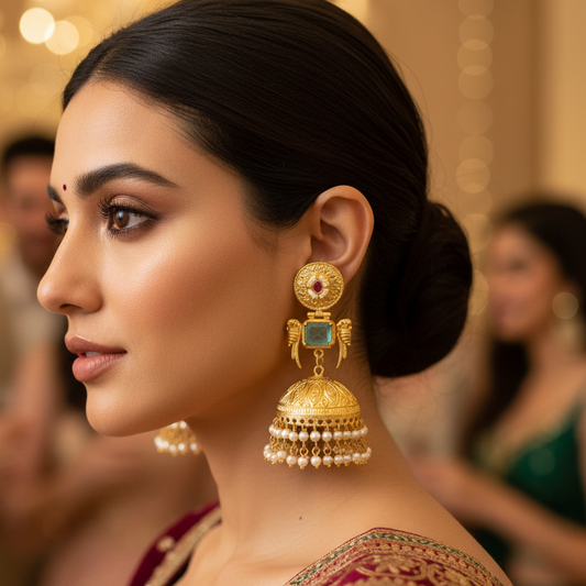 Kashmiri Jhumka Earrings